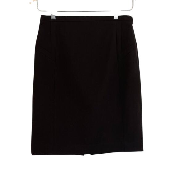 Express Design Studio Brown Pencil Skirt, Classic, Capsule Wardrobe Basic, 6 - Picture 1 of 14